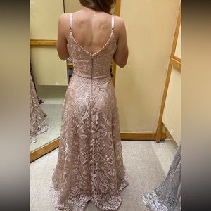 Pink prom dress